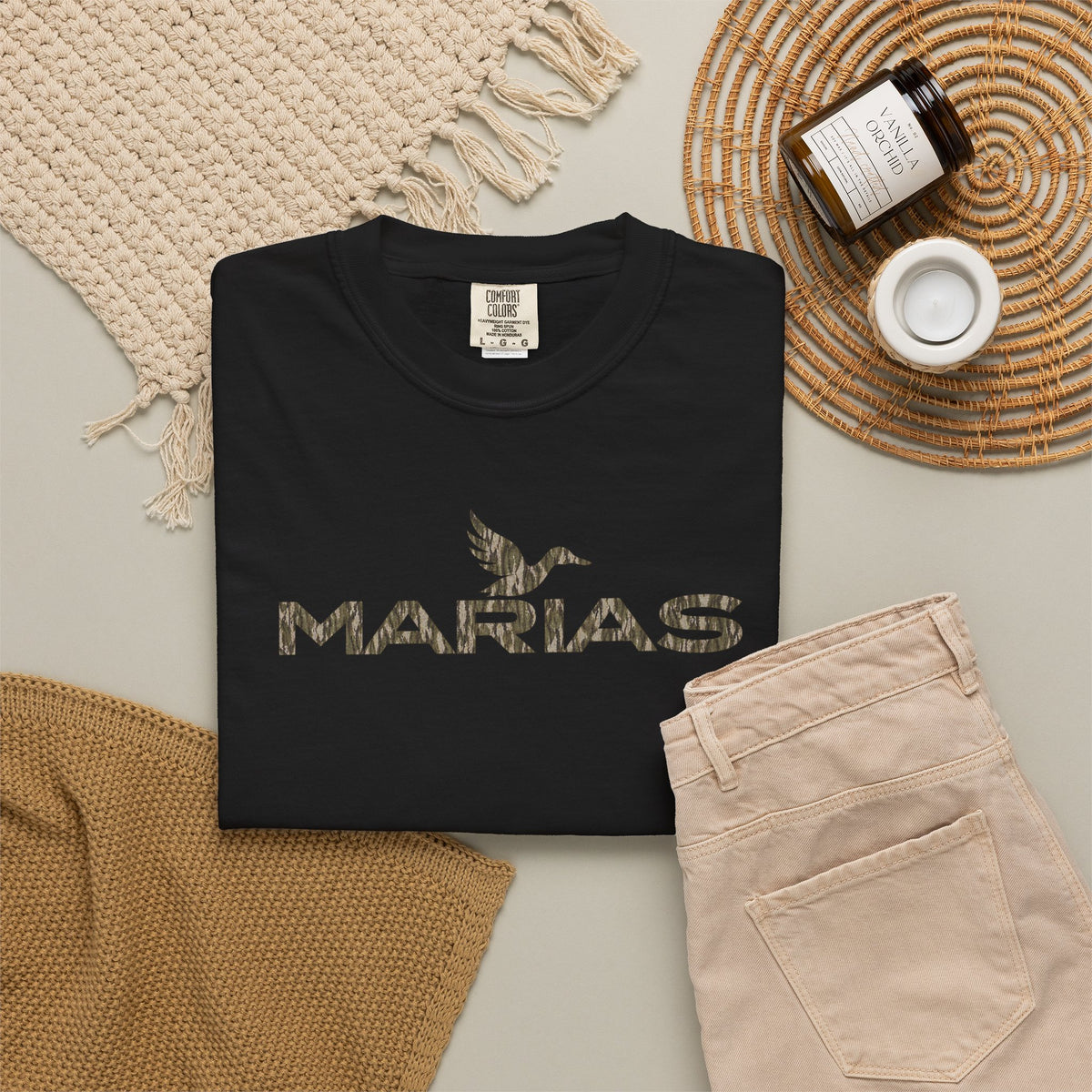 MARIAS Camo Logo Tee